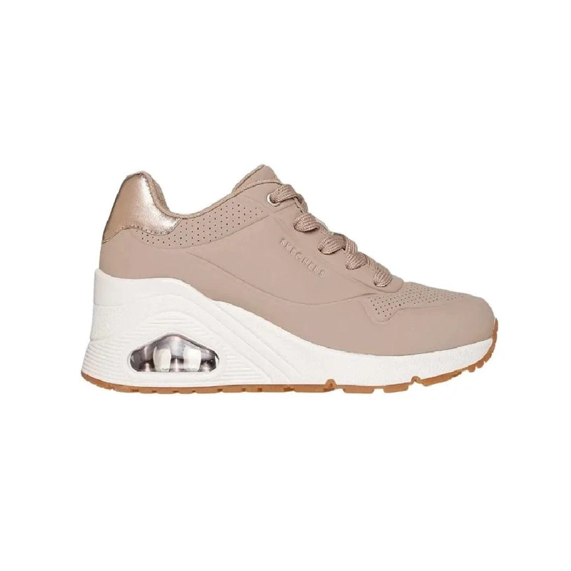 ZAPATILLA MUJER UNO FLEX  TAUPE SKERCHERS - 1