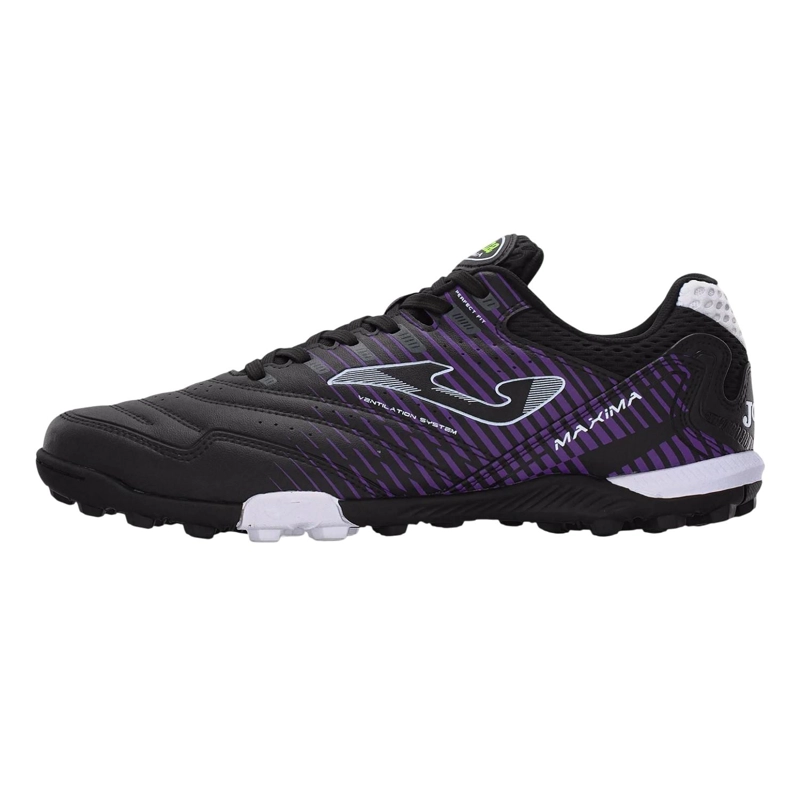 ZAPATILLA FUTBOL TURF HOMBRE MAXIMA NEGRO FUCSIA JOMA - 1