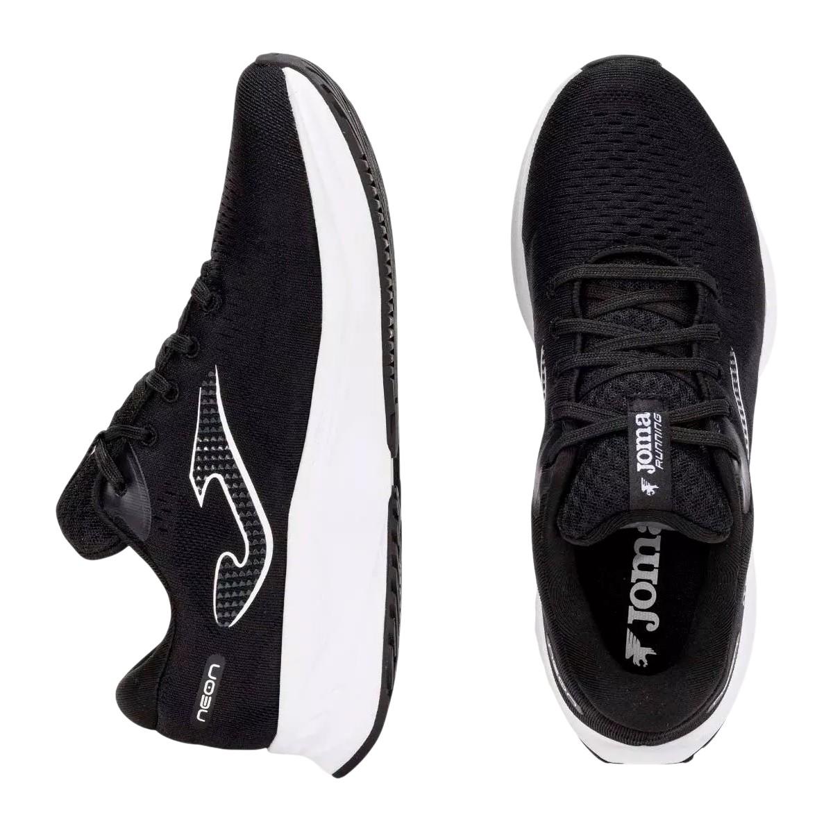 ZAPATILLA RUNNING MUJER NEON NEGRO BLANCO JOMA - 3