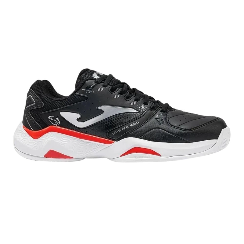 ZAPATILLA PADEL HOMBRE MASTER 1000 NEGRO ROJO JOMA - 1