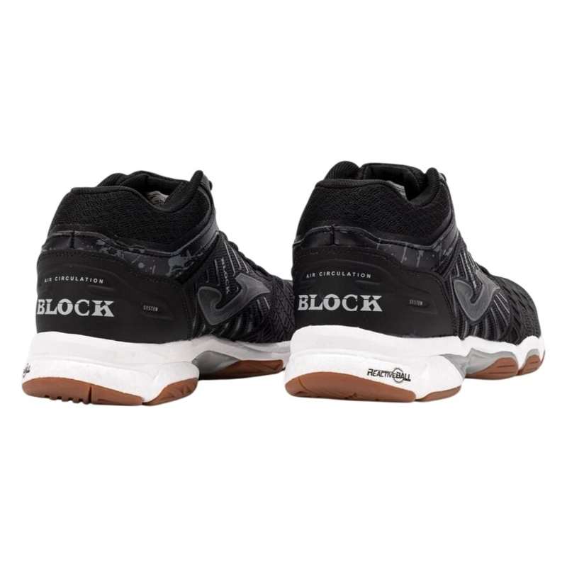 ZAPATILLA VOLEIBOL HOMBRE V. BLOCK NEGRO BLANCO JOMA - 5