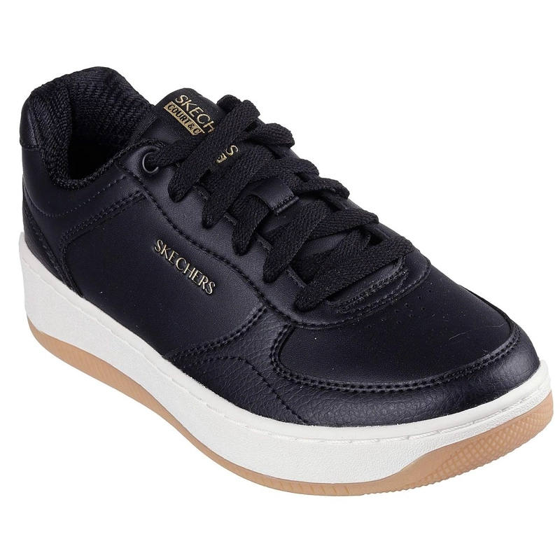 ZAPATILLA MUJER COURT 2.0 NEGRO SKECHERS - 2