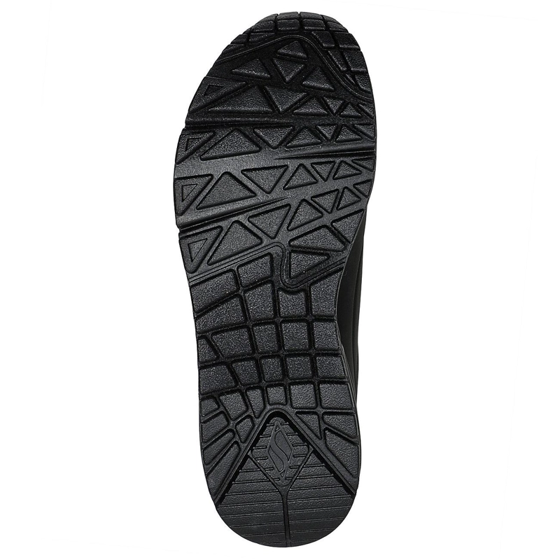 ZAPATILLA MUJER UNO NEGRO DORADO SKECHERS - 4