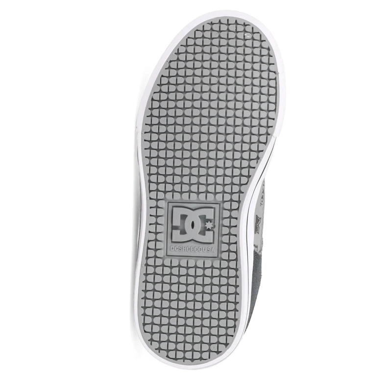 ZAPATILLA KIDS PURE ELASTIC GRIS DC - 4