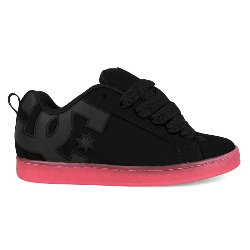 ZAPATILLA MUJER COURT GRAFFIK NEGRO ROSA DC - 1