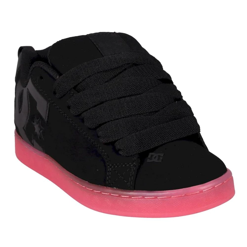 ZAPATILLA MUJER COURT GRAFFIK NEGRO ROSA DC - 2