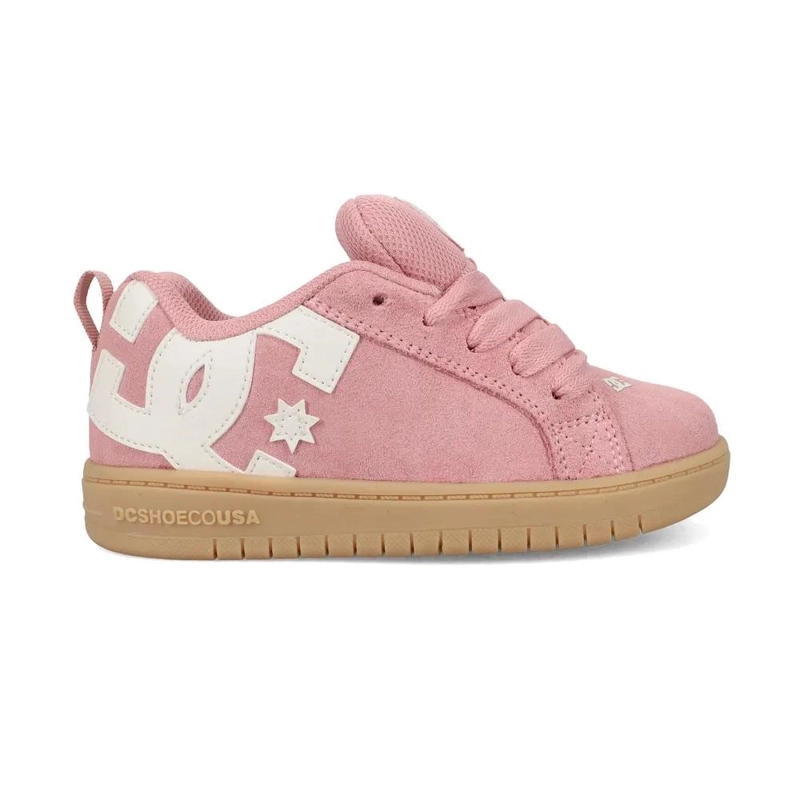 ZAPATILLA KIDS COURT GRAFFIK SE ROSA DC - 1