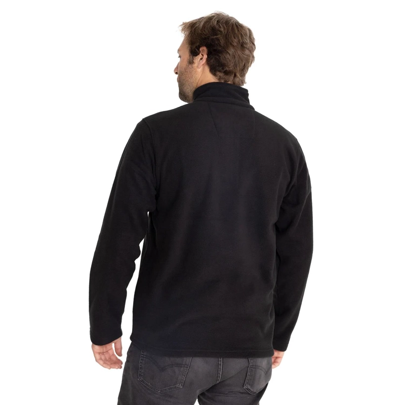 POLAR HOMBRE MICROFLEECE QUARTER NEGRO CAT - 2