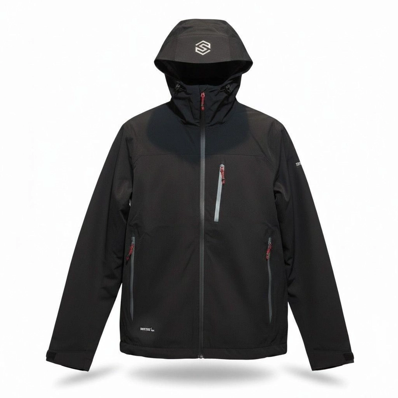 CHAQUETA IMPERMEABLE HOMBRE KARL 2 NEGRO SPHERE PRO - 1