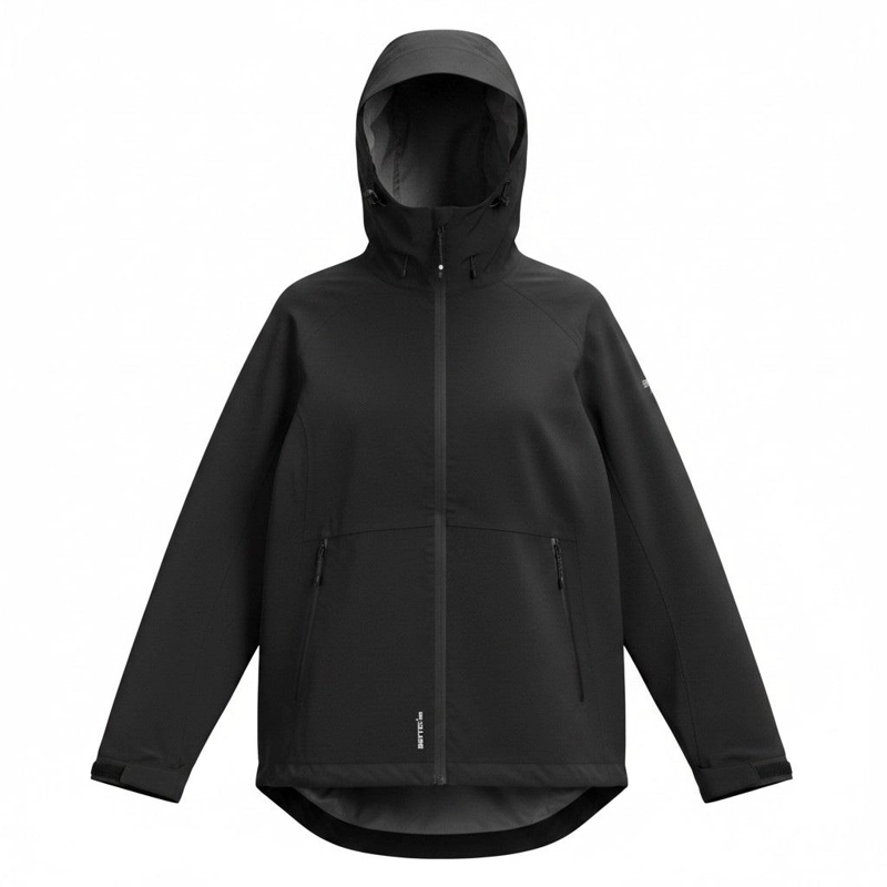 CHAQUETA IMPERMEABLE MUJER TXELL NEGRO SPHERE PRO - 1