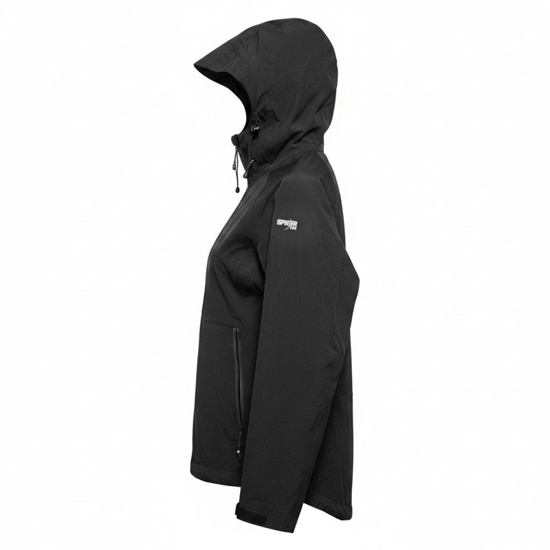 CHAQUETA IMPERMEABLE MUJER TXELL NEGRO SPHERE PRO - 2