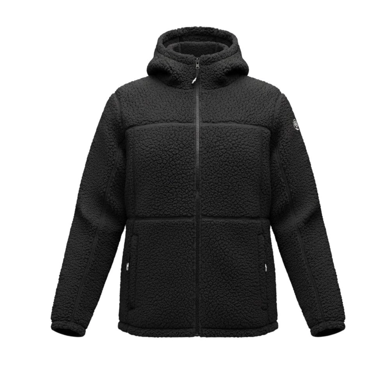 CHAQUETA PELUDA MUJER CADHA NEGRO SPHERE PRO - 1