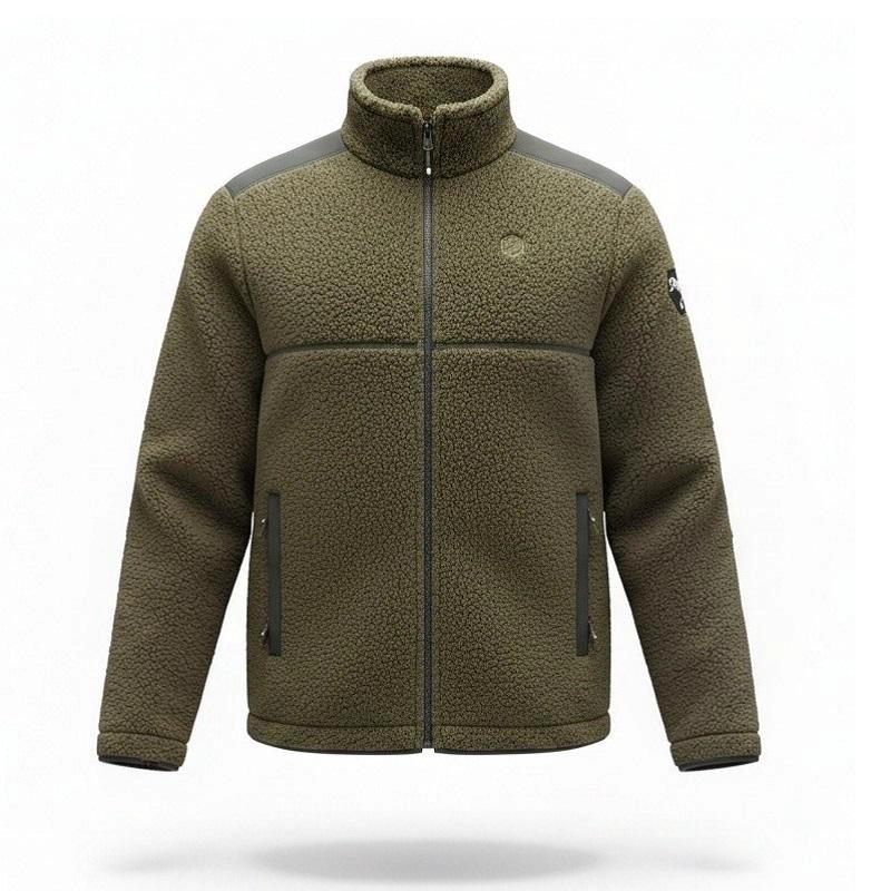 CHAQUETA PELUDA HOMBRE GENGIS VERDE SPHERE PRO - 1