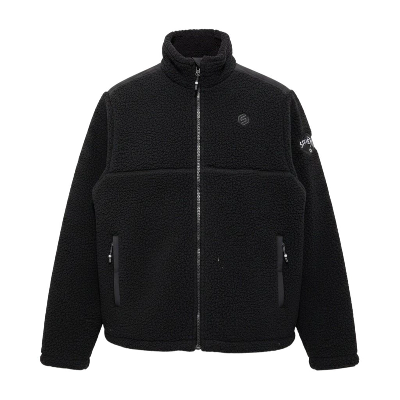 CHAQUETA PELUDA HOMBRE GENGIS NEGRO SPHERE PRO - 1