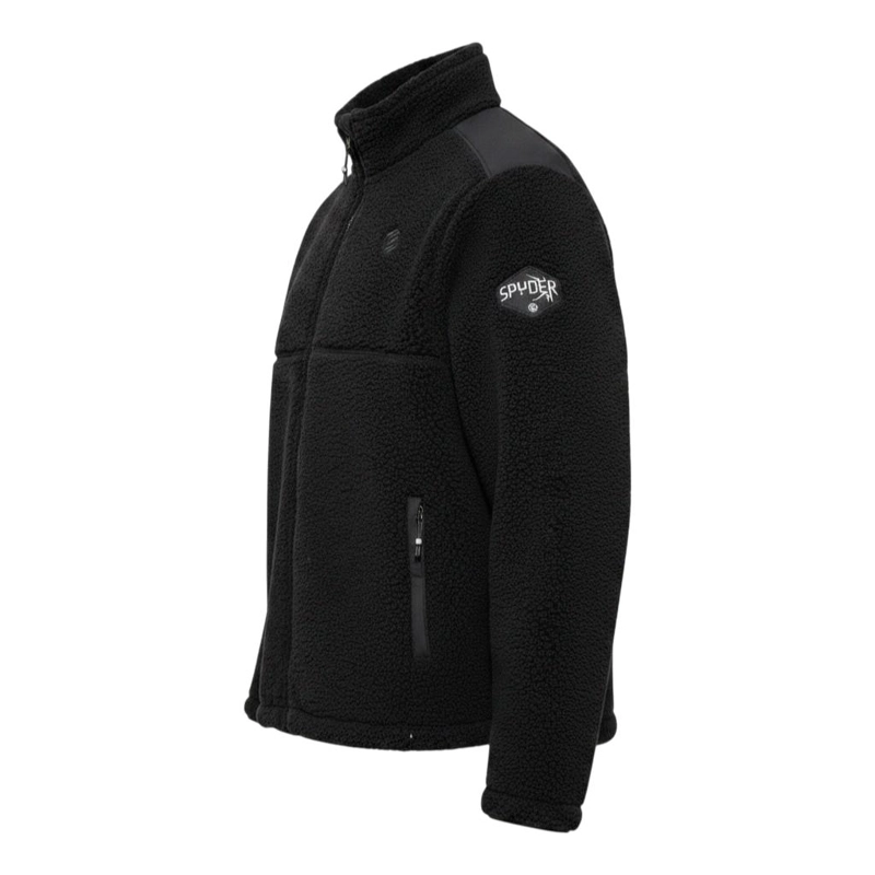 CHAQUETA PELUDA HOMBRE GENGIS NEGRO SPHERE PRO - 3