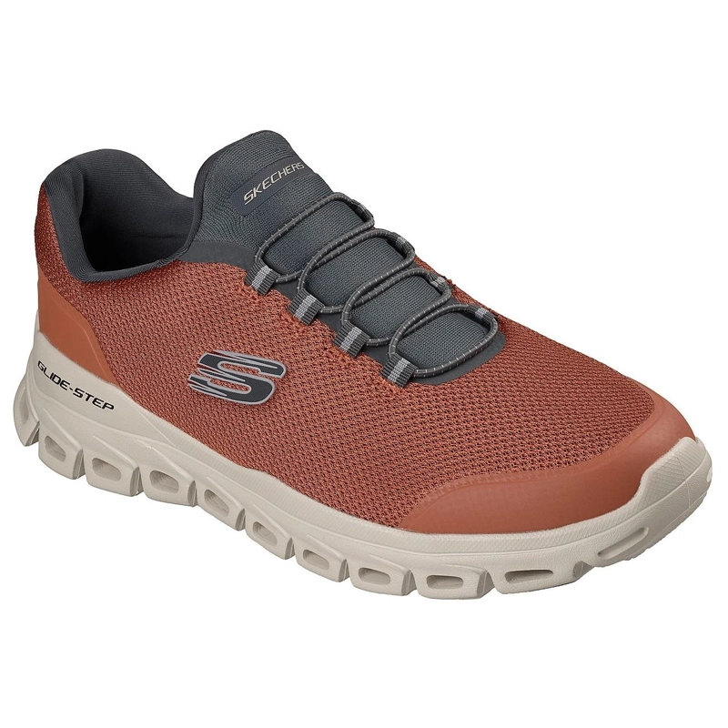 ZAPATILLA HOMBRE GLIDE STEP NARANJO SKECHERS - 2