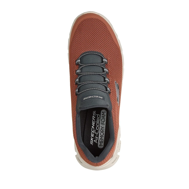 ZAPATILLA HOMBRE GLIDE STEP NARANJO SKECHERS - 3