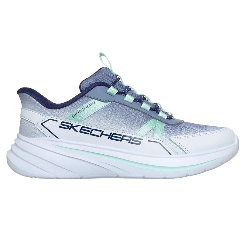 ZAPATILLA NIÑA SLIP-INS WAVE 92 CELESTE SKECHERS - 1