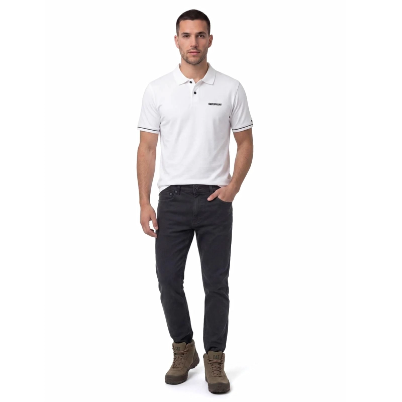 PANTALON JEANS HOMBRE TRIBLEND STRETCH SKINNY NEGRO CAT - 1