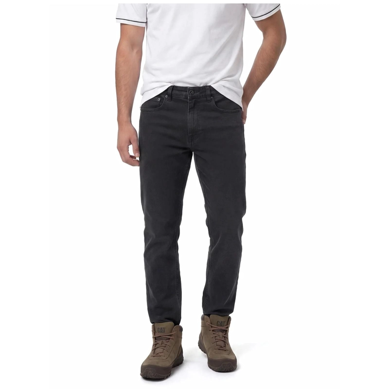 PANTALON JEANS HOMBRE TRIBLEND STRETCH SKINNY NEGRO CAT - 2