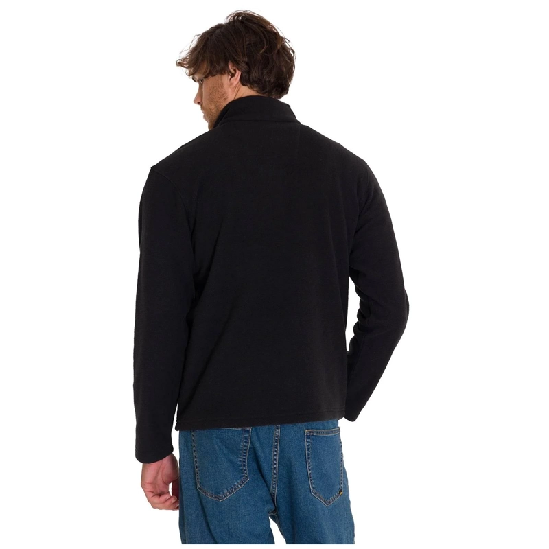 POLAR HOMBRE MICROFLEECE QUARTER ZIP NEGRO CAT - 4