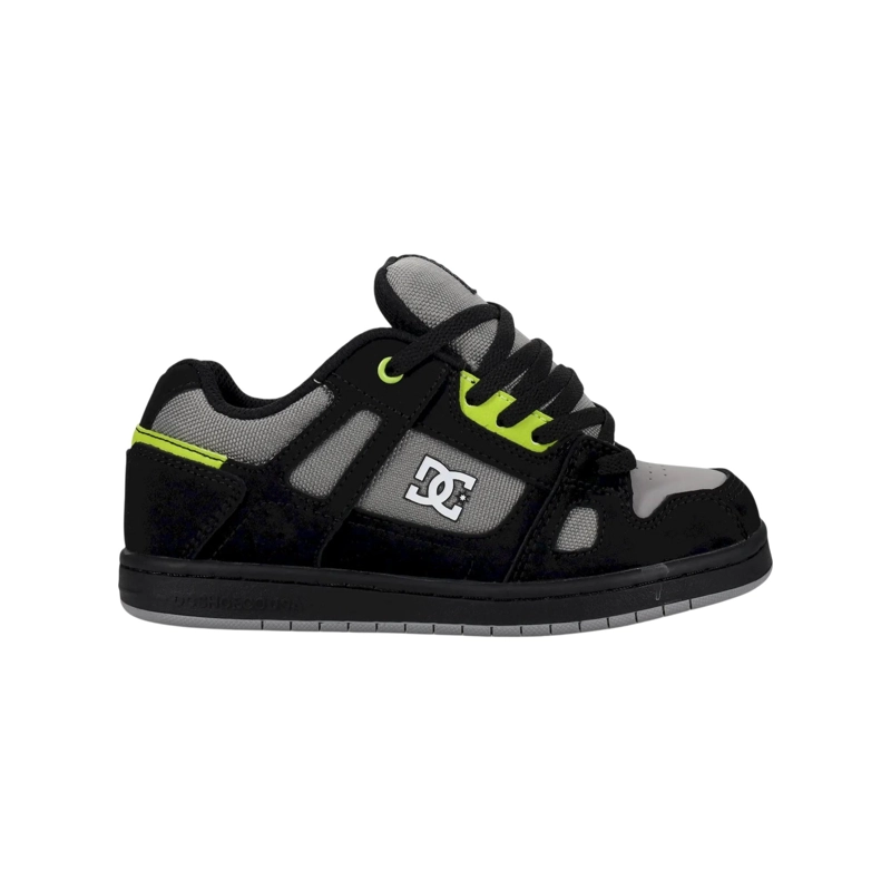 ZAPATILLA KIDS STAG NEGRO VERDE DC 36