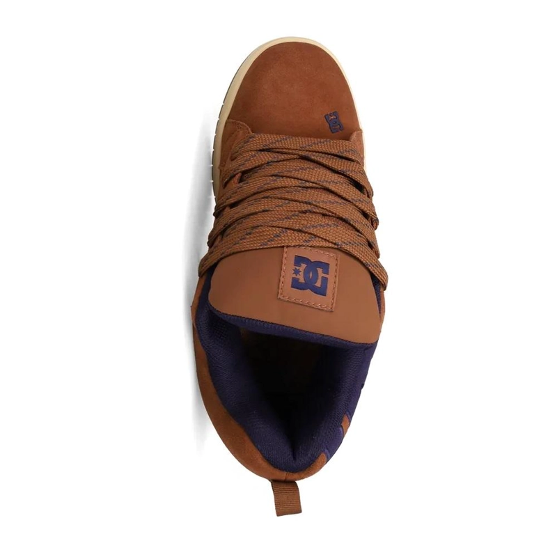 ZAPATILLA HOMBRE COURT GRAFFIK SE CAFE AZUL DC - 3