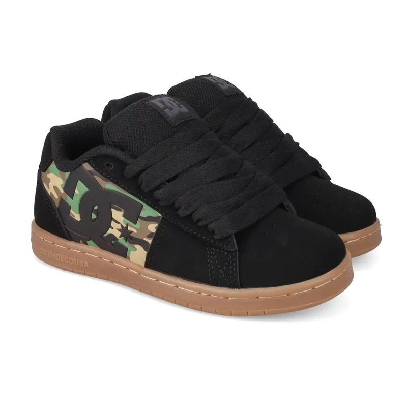 ZAPATILLA KIDS GAVELER 2.0 NEGRO CAMO DC - 2