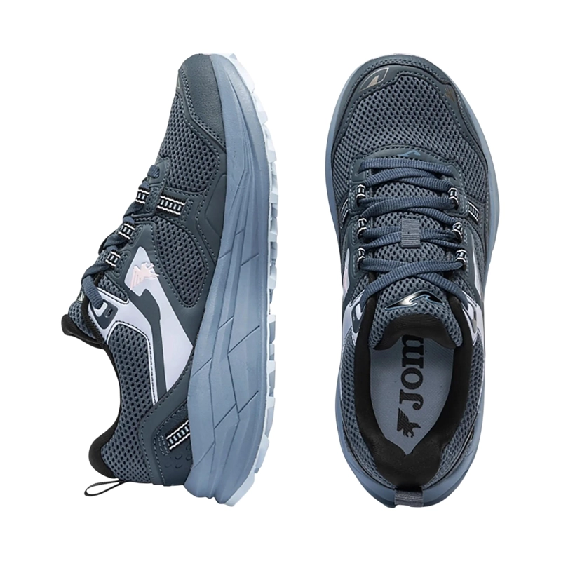 ZAPATILLA TRAIL RUNNING MUJER SHOCK AZUL GRIS JOMA - 3