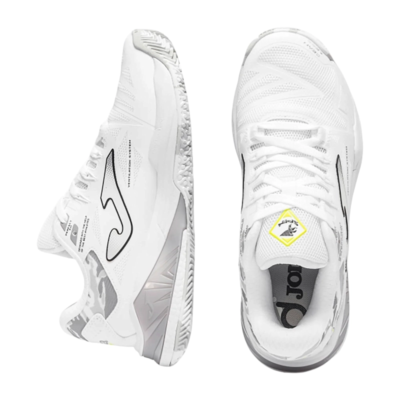 ZAPATILLA PADEL MUJER SPIN 26 BLANCO GRIS JOMA - 3