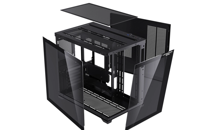 GABINETE GAMER ATX/ M-ATX / ITX + FUENTE 750W + 4 VENTILADORES RGB - 2