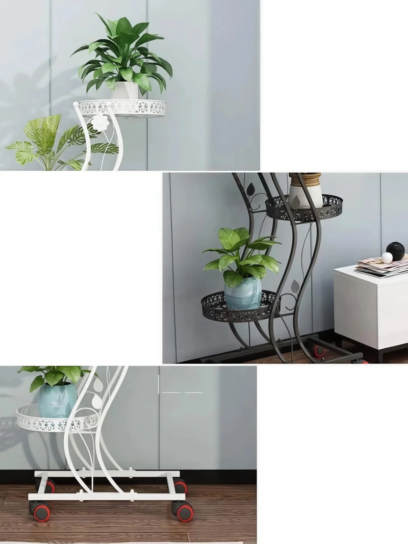 SOPORTE PARA PLANTAS DE 5 NIVELES MACETERO ORGANIZADOR VERTICAL METAL - 2