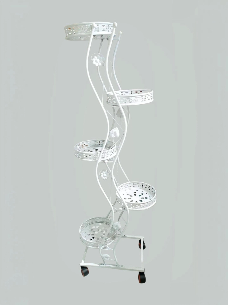 SOPORTE PARA PLANTAS DE 5 NIVELES MACETERO ORGANIZADOR VERTICAL METAL - 3