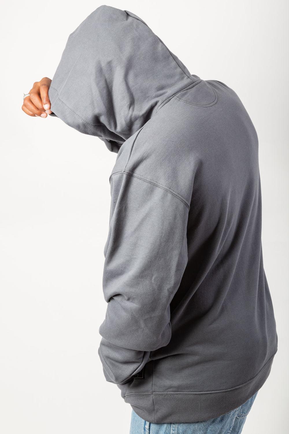 HOODIE CIRCLE GREY. - 2
