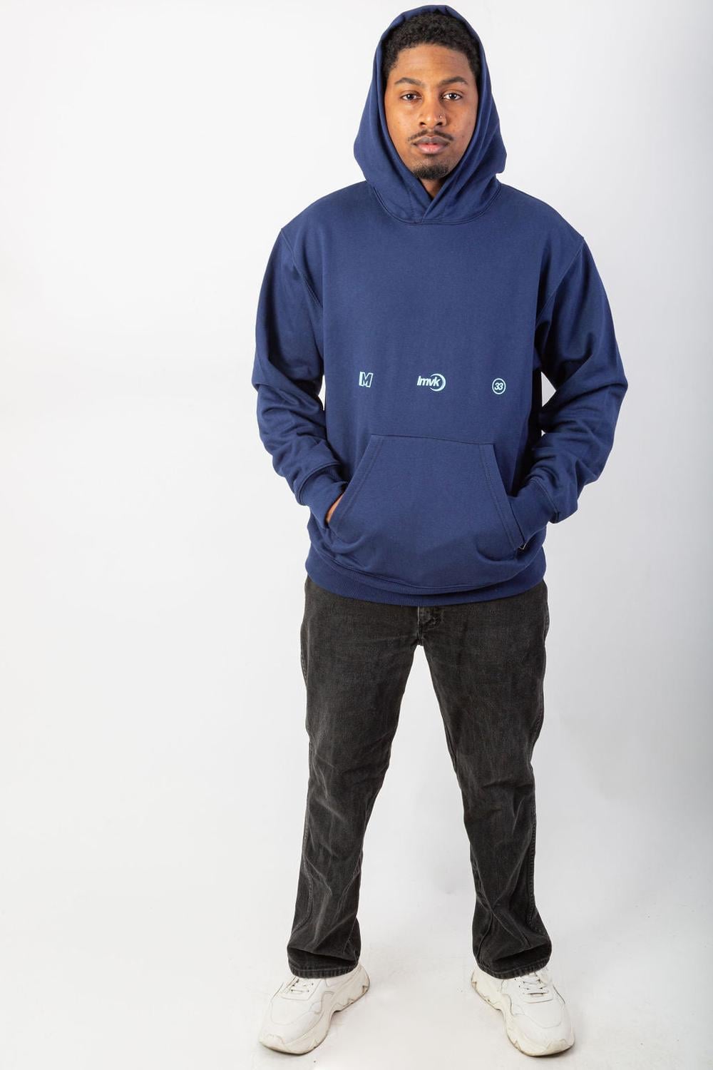 HOODIE ICON BLUE. - 1