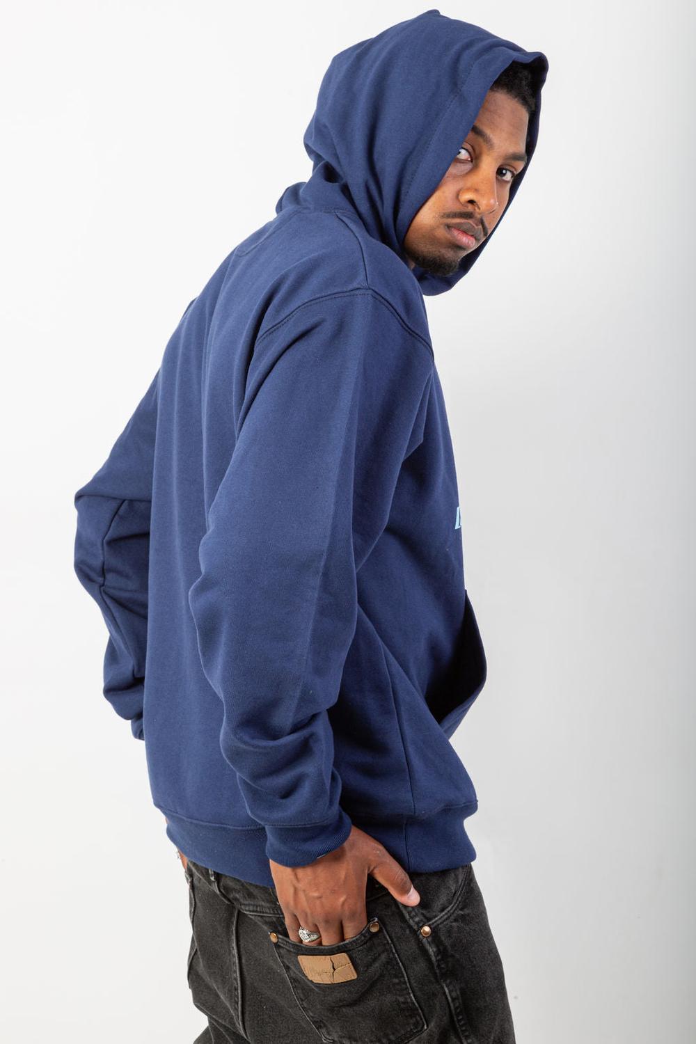 HOODIE ICON BLUE. - 4