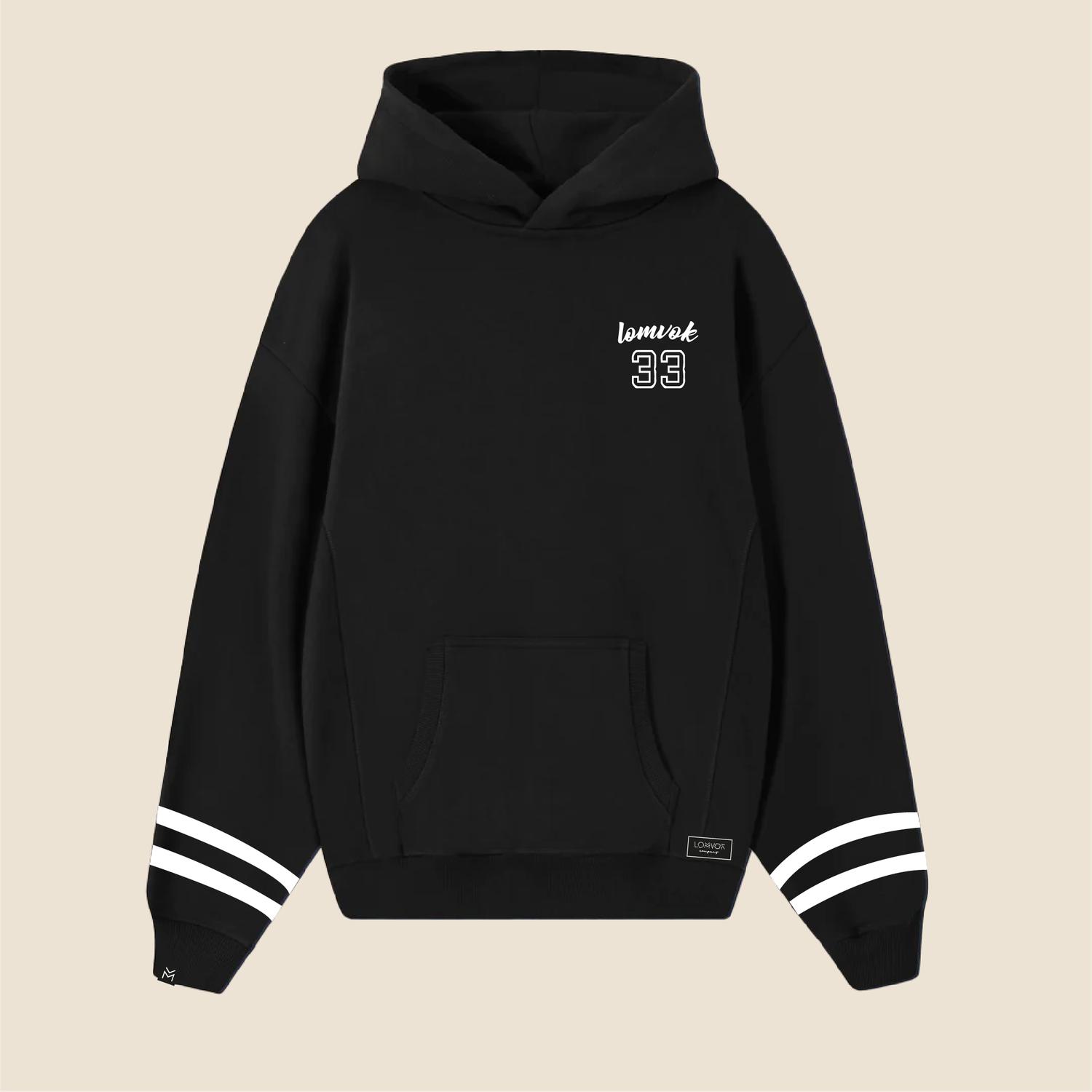 HOODIE 33 BLACK - 1