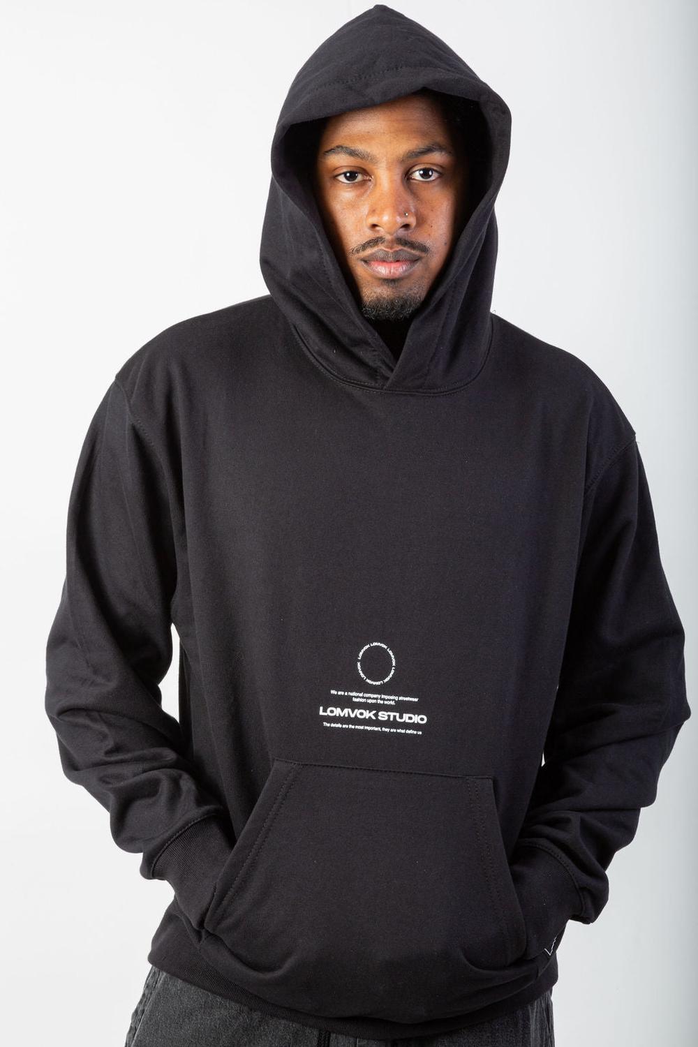 HOODIE CIRCLE BLACK - 1