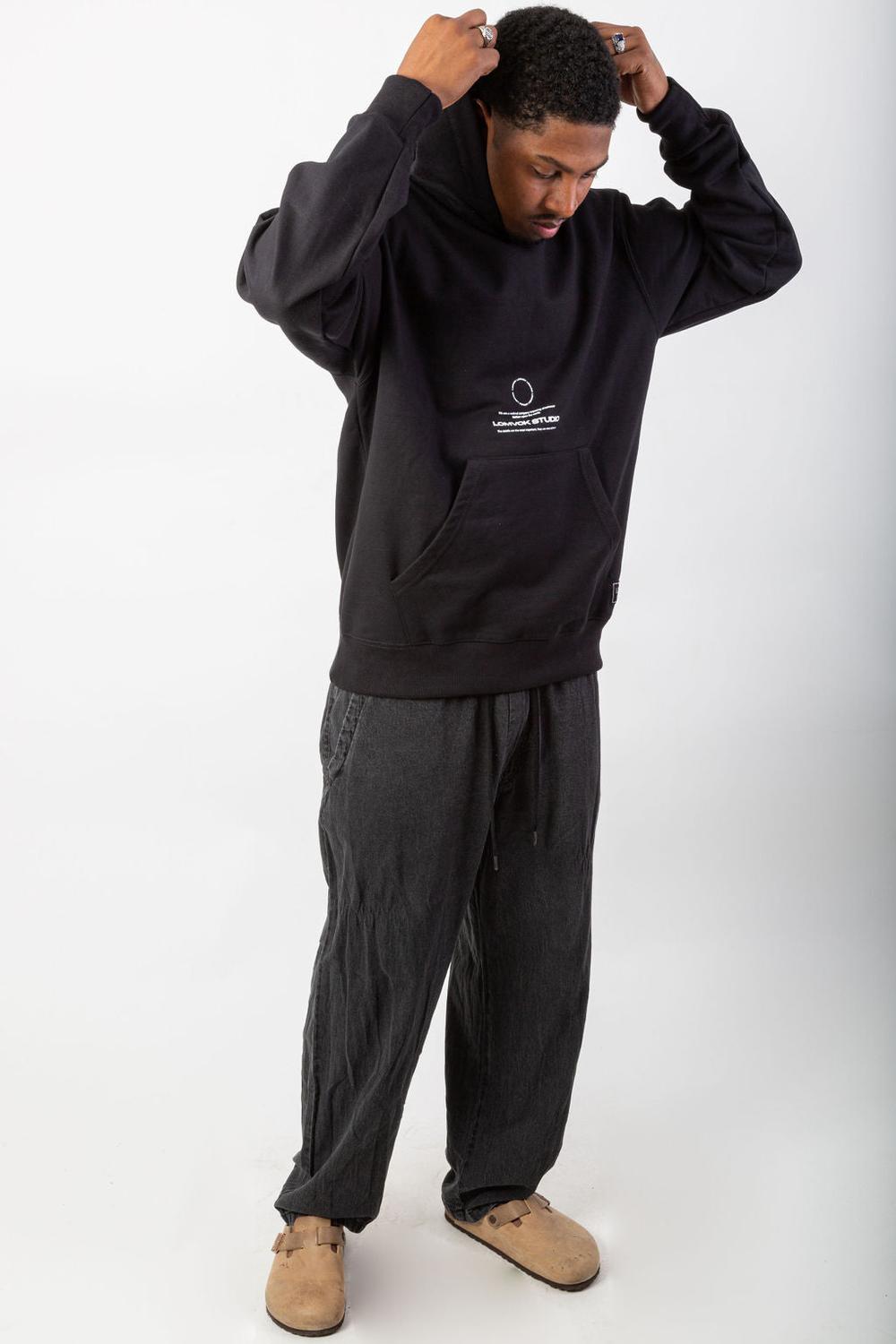 HOODIE CIRCLE BLACK - 3