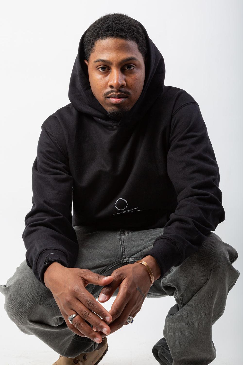 HOODIE CIRCLE BLACK - 5