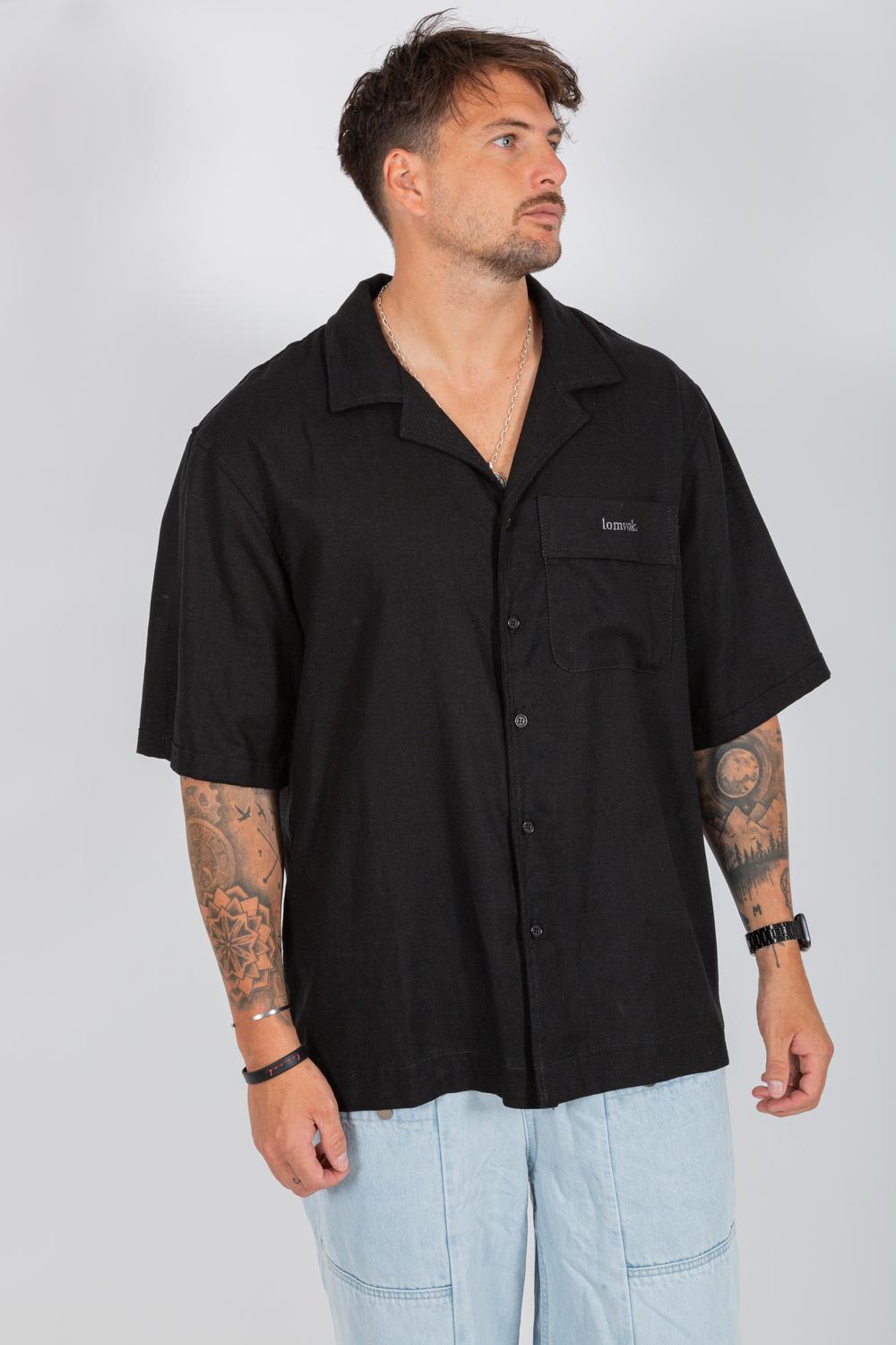 CAMISA BLACK LINNEN - 2