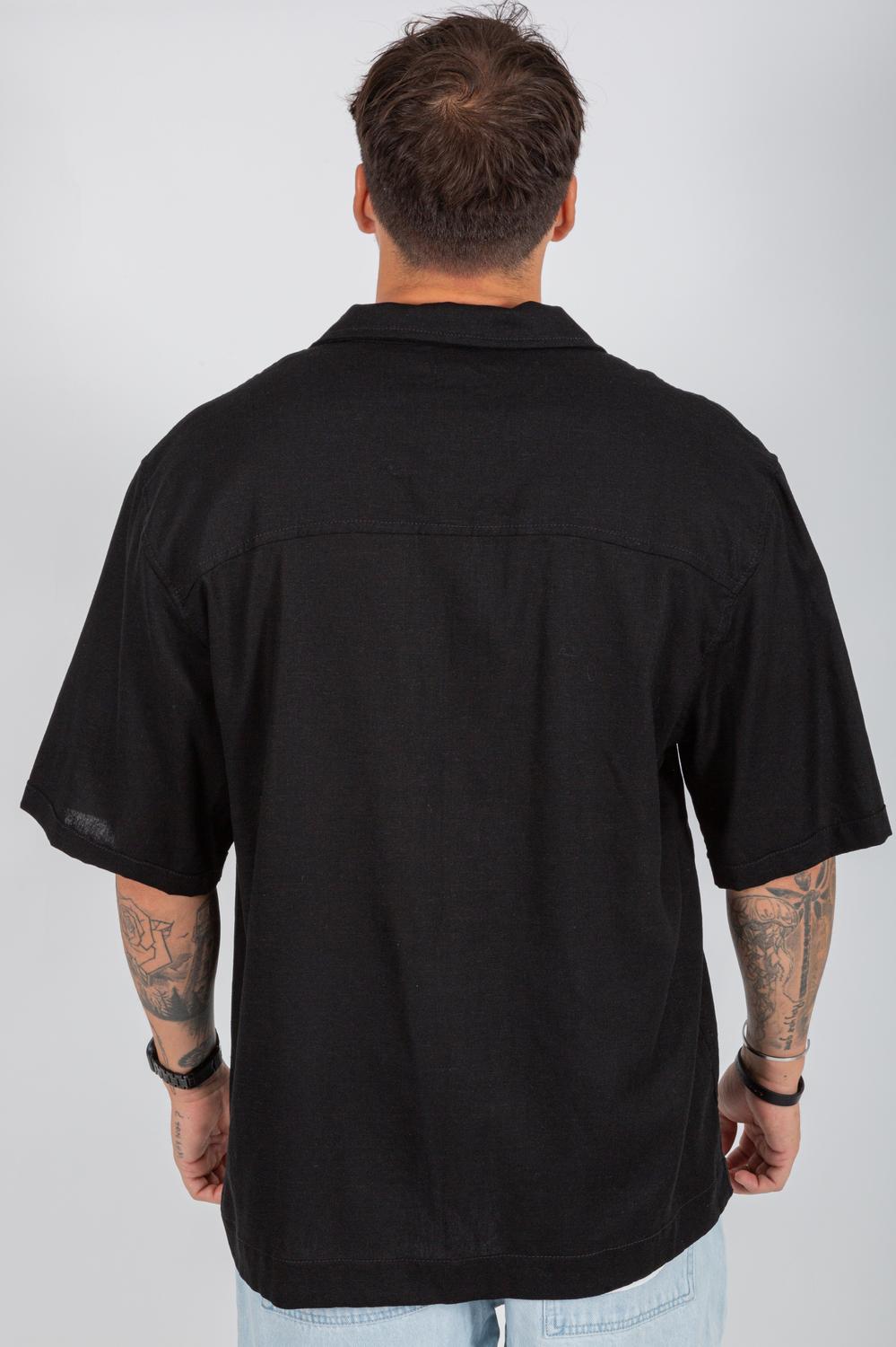 CAMISA BLACK LINNEN - 5