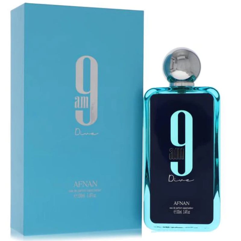 PERFUME AFNAN 9 AM DIVE POUR FEMME EDP 100ML - FRAGANCIA FLORAL FRESCA - 1