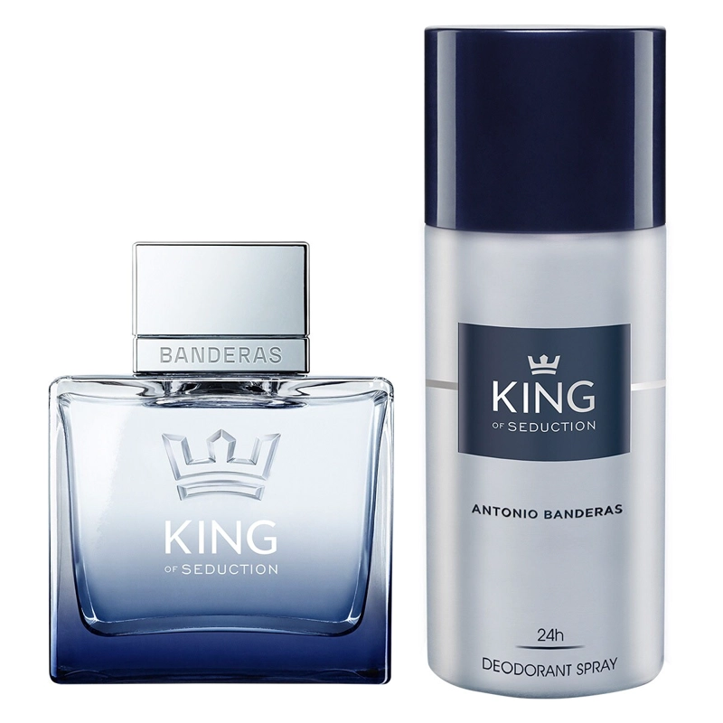 PERFUME KING OF SEDUCTION ESTUCHE EDT 100ML + 150ML DEO HOMBRE - 2