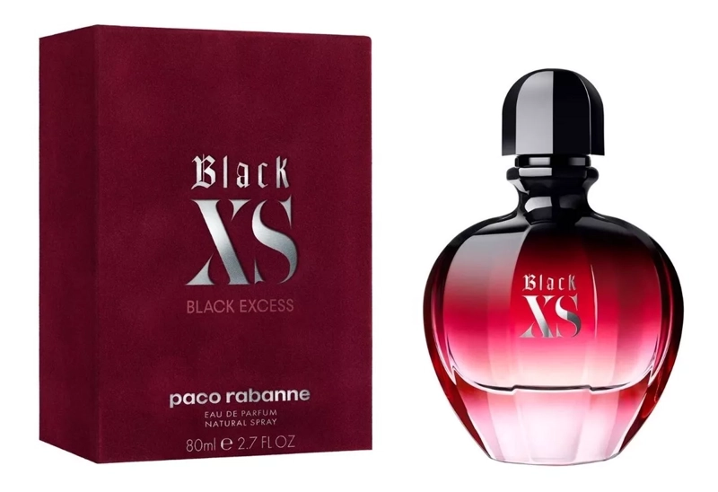 PERFUME PACO RABANNE XS BLACK EXCESS MUJER EDP 80ML - 1