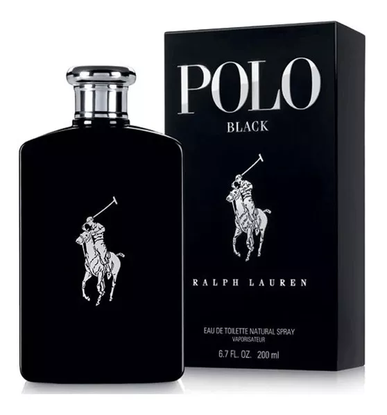 PERFUME RALPH LAUREN POLO BLACK 200ML EDT HOMBRE - 1