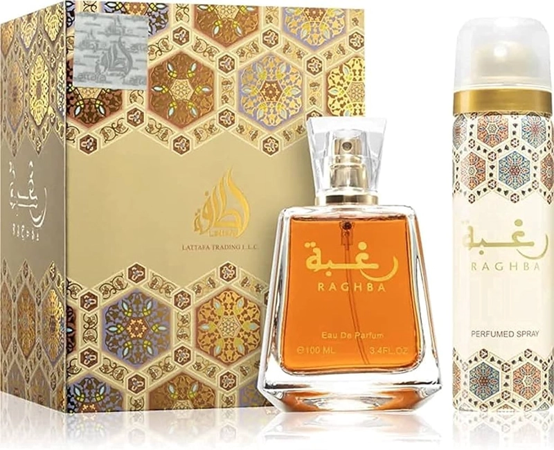 PERFUME RAGHBA FOR HER EDP 100 ML + DEO SPRAY 50 ML SET 2 PCS - 1