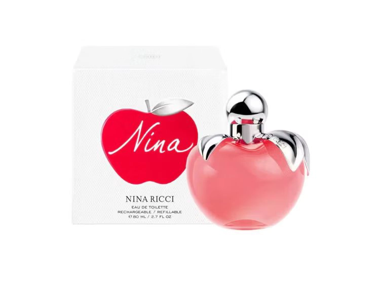 PERFUME NINA RICCI NINA MANZANA EDT 80ML RECARGABLE - 1