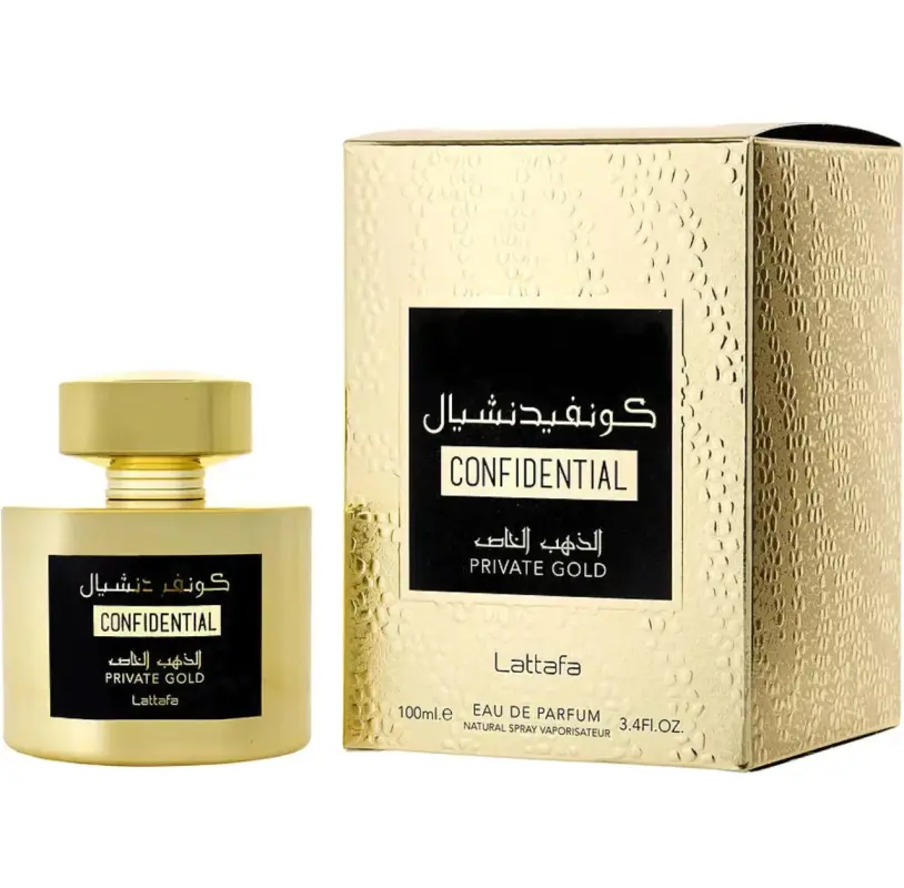 PERFUME LATTAFA CONFIDENTIAL PRIVATE GOLD EDP 100 ML UNISEX