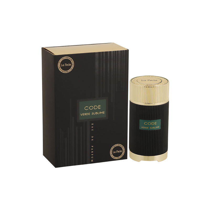 PERFUME KHADLAJ CODE VERDE SUBLIME UNISEX EDP 100 ML - 1